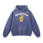 Blue Fade More Jesus Please Hoodie