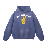 Blue Fade More Jesus Please Hoodie