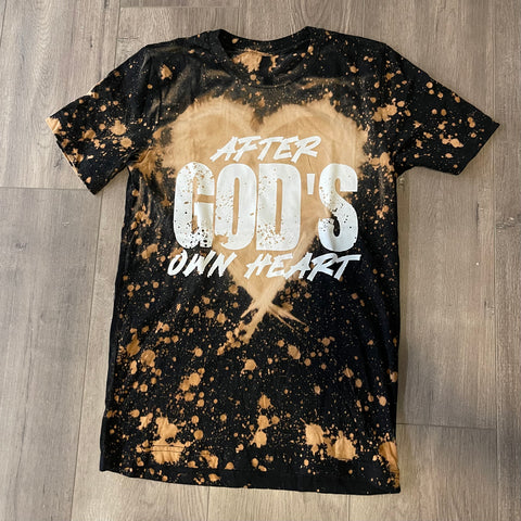 After GOD'S Own Heart BLEACHED Tee